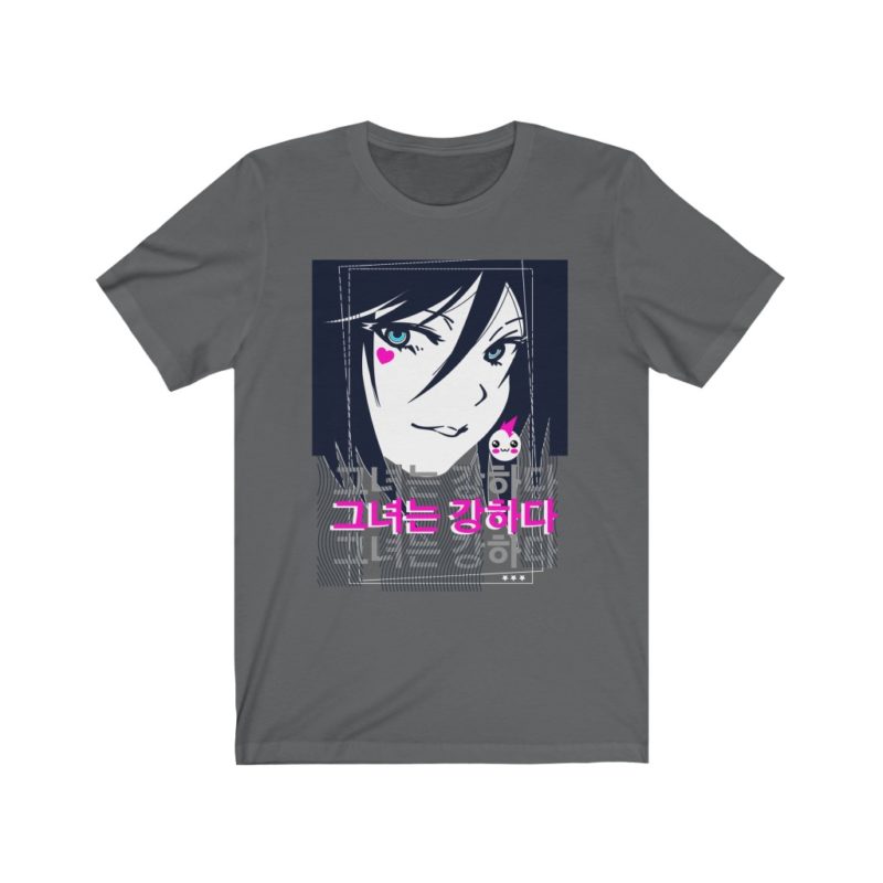 Anime Girl - Unisex Jersey Short Sleeve Tee - Image 7