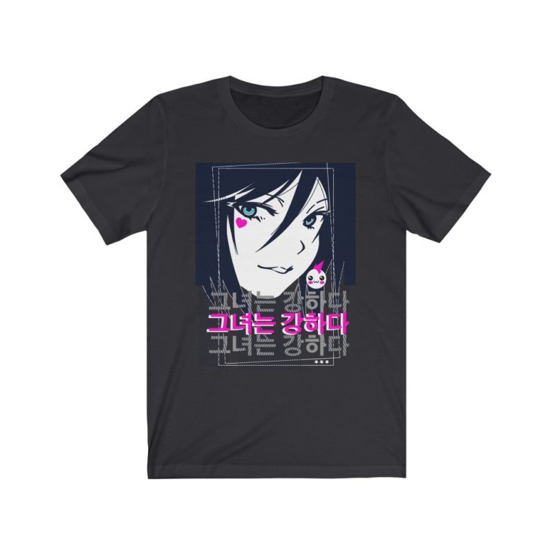 Anime Girl - Unisex Jersey Short Sleeve Tee - Image 5