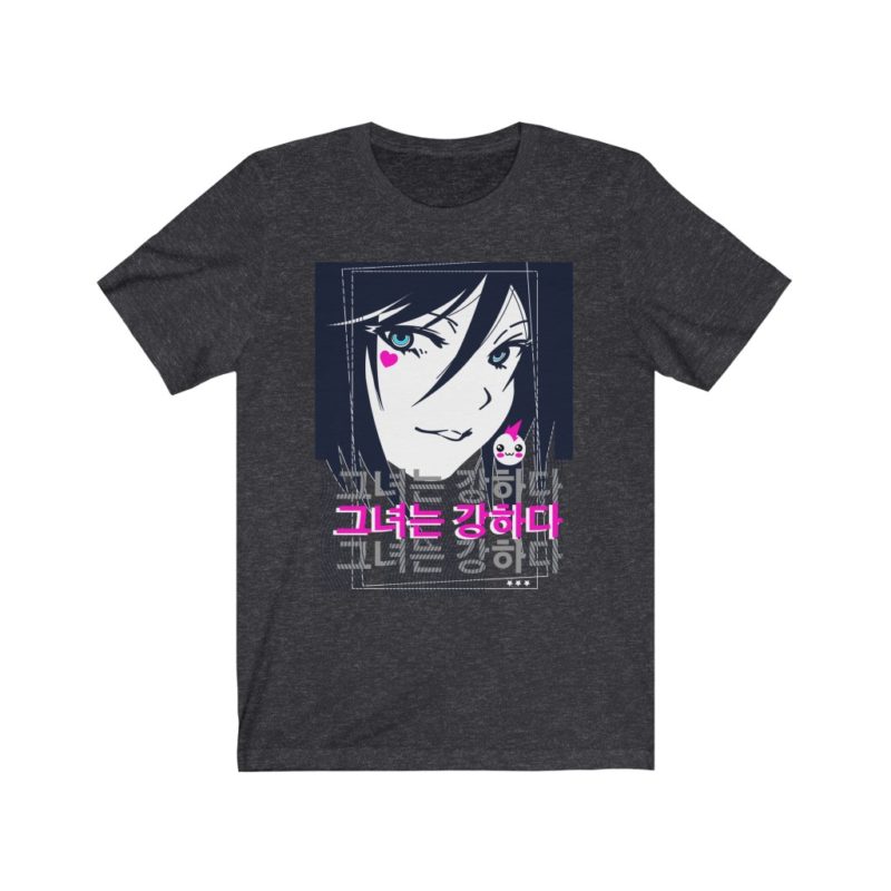 Anime Girl - Unisex Jersey Short Sleeve Tee - Image 8