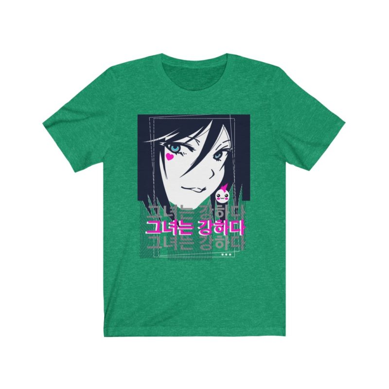 Anime Girl - Unisex Jersey Short Sleeve Tee - Image 6