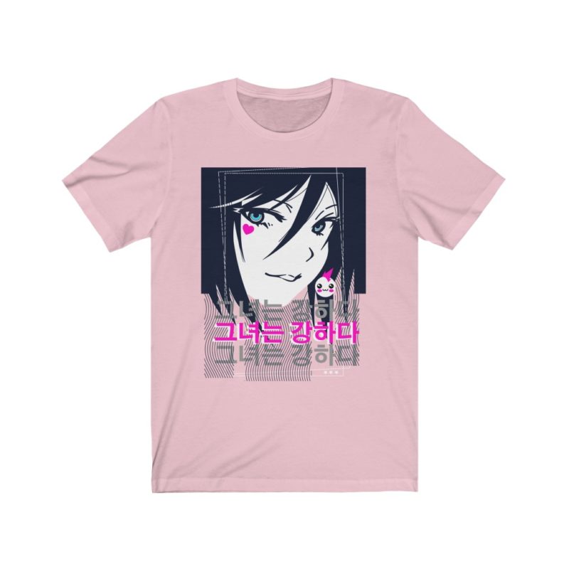 Anime Girl - Unisex Jersey Short Sleeve Tee - Image 12