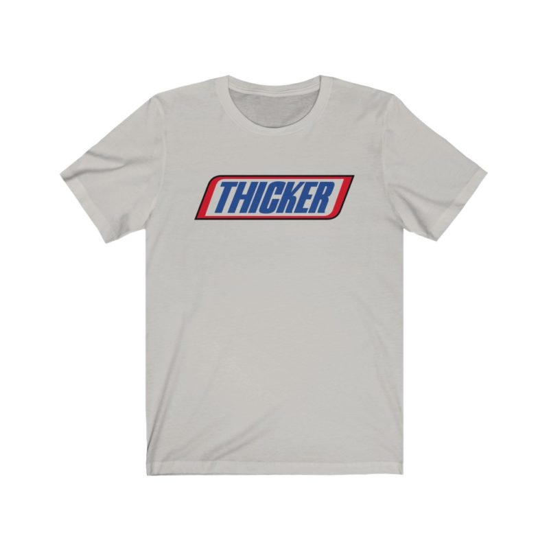 Thicker - Unisex Jersey Short Sleeve Tee - Image 5