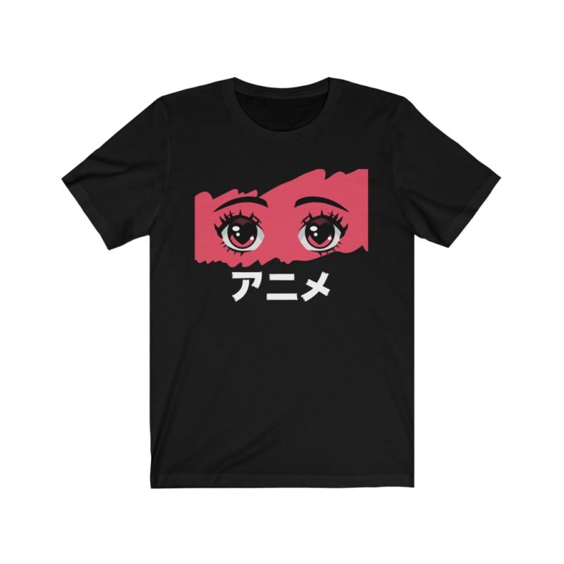 Anime in Japanese - Unisex Jersey Short Sleeve Tee - Image 5