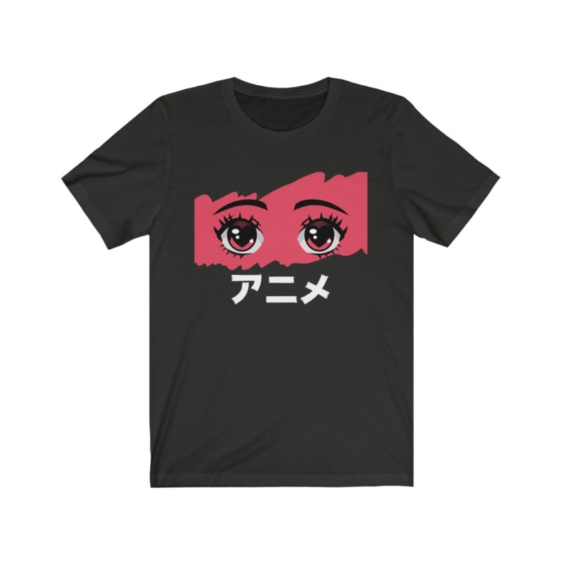 Anime in Japanese - Unisex Jersey Short Sleeve Tee - Image 7