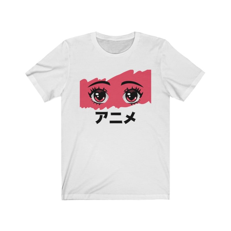 Anime in Japanese - Unisex Jersey Short Sleeve Tee - Image 2
