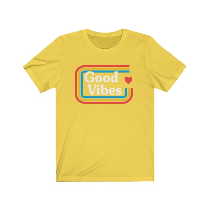 Good Vibes - Unisex Jersey Short Sleeve Tee - Image 4