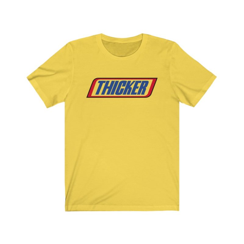 Thicker - Unisex Jersey Short Sleeve Tee - Image 6