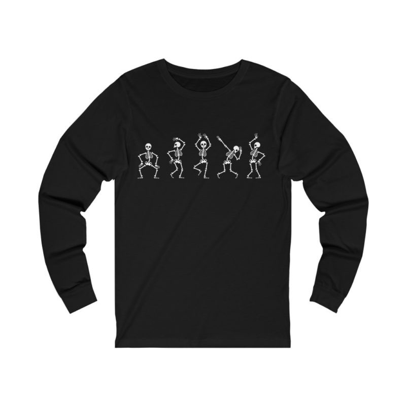 Dancing Skeletons - Unisex Jersey Long Sleeve Tee - Image 2