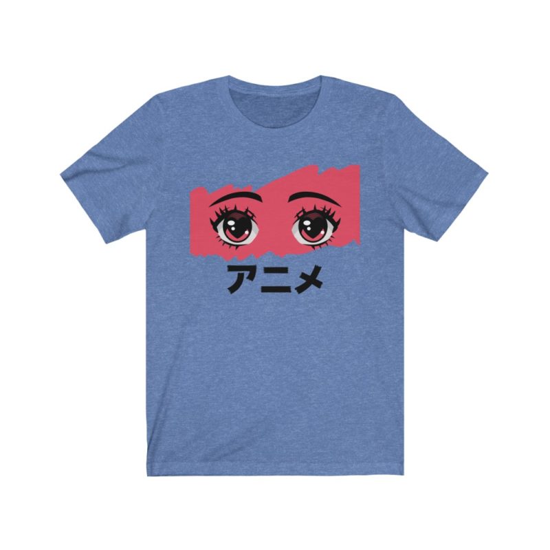 Anime in Japanese - Unisex Jersey Short Sleeve Tee - Image 9
