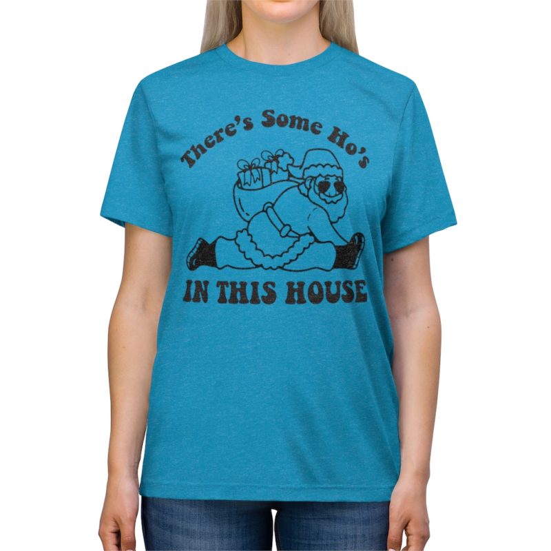 There's Some Ho's In This House - Unisex Triblend Tee - Image 12