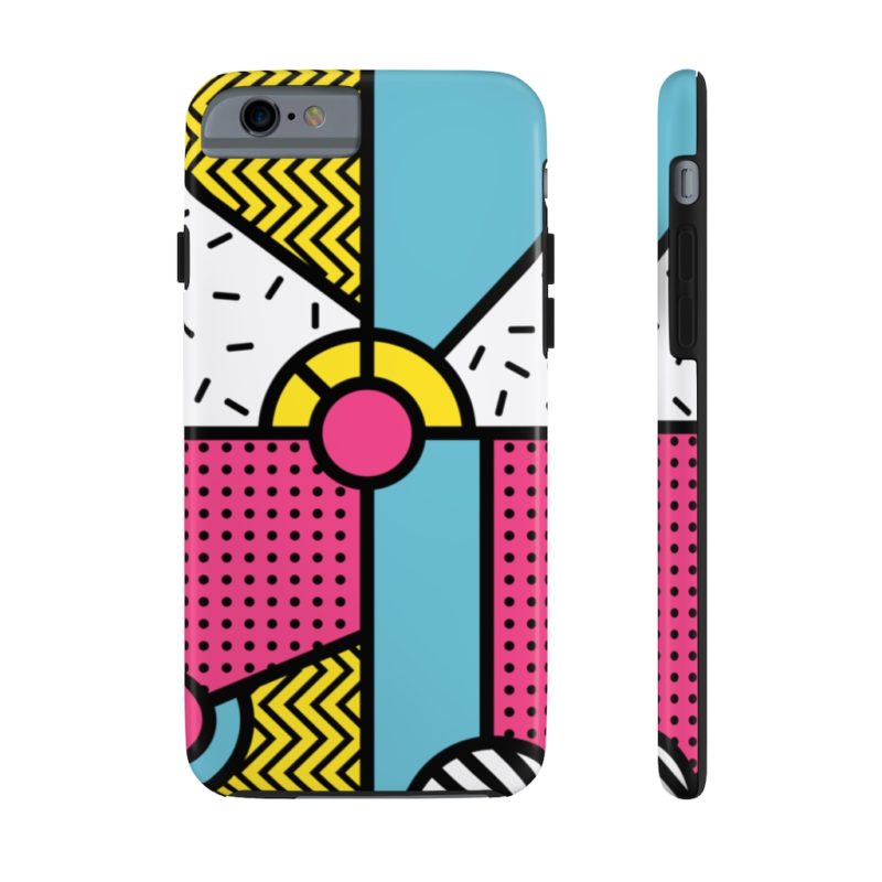 Multicolor Neo Memphis Art Design Case Mate Tough Phone Case - Image 26
