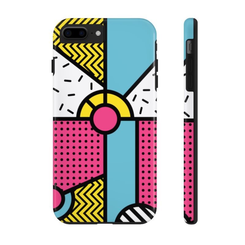 Multicolor Neo Memphis Art Design Case Mate Tough Phone Case - Image 25