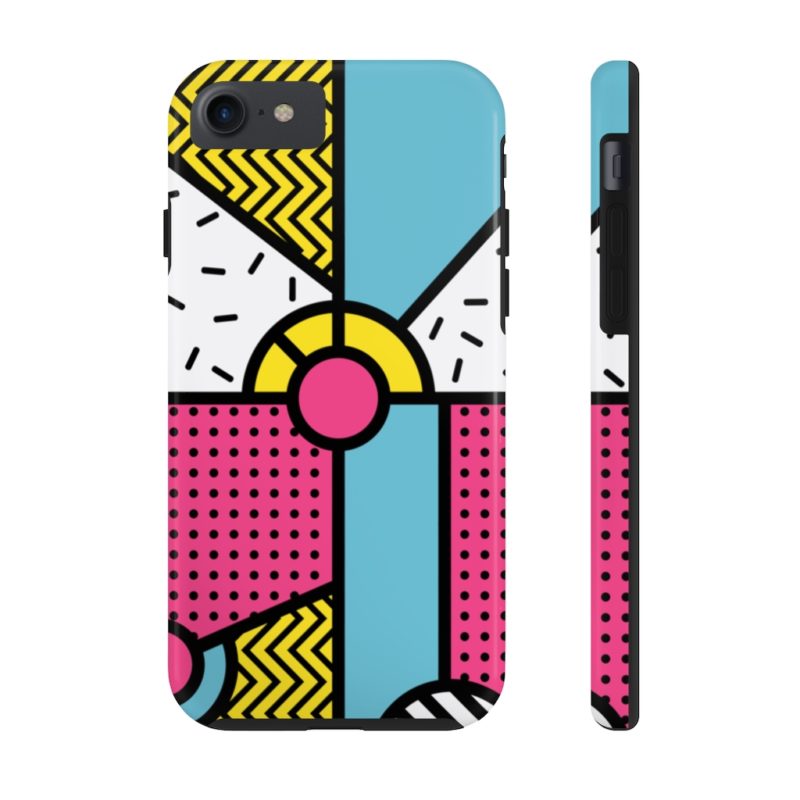 Multicolor Neo Memphis Art Design Case Mate Tough Phone Case - Image 24