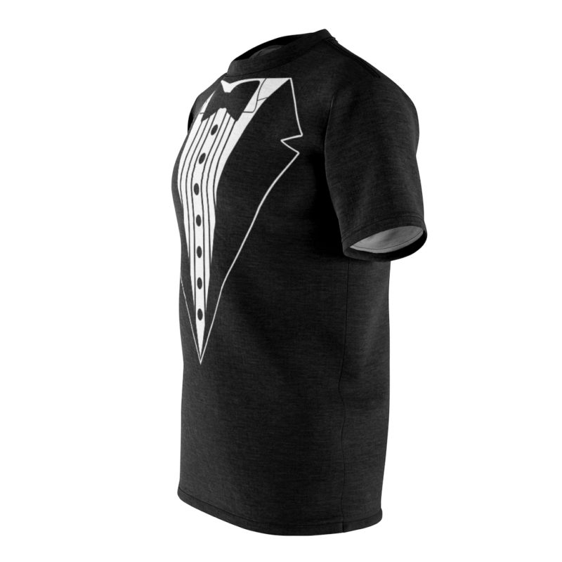 Tuxedo Shirt - Unisex Cut & Sew Tee - Image 4