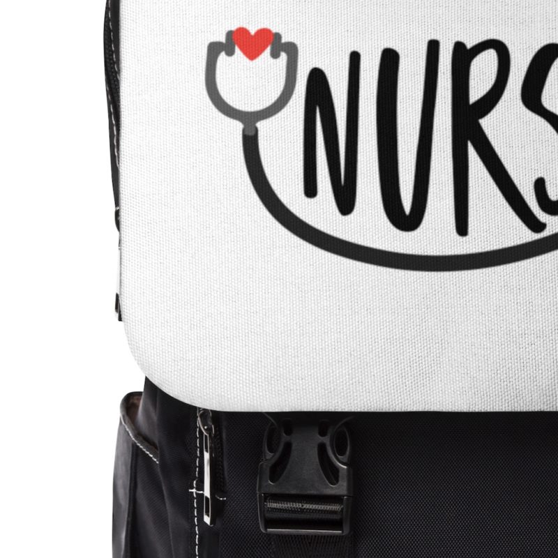 Nurse Love - Unisex Casual Shoulder Backpack - Image 2