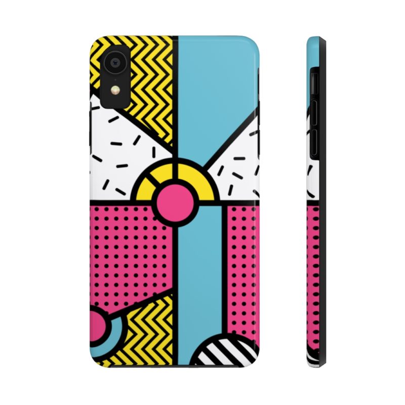 Multicolor Neo Memphis Art Design Case Mate Tough Phone Case - Image 15