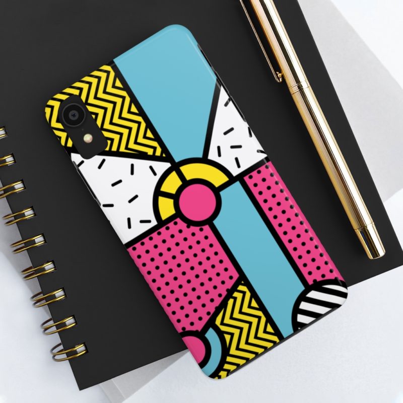 Multicolor Neo Memphis Art Design Case Mate Tough Phone Case - Image 16