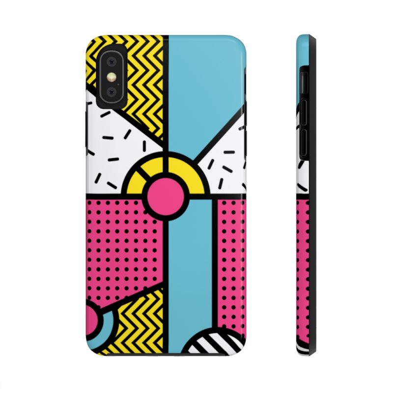 Multicolor Neo Memphis Art Design Case Mate Tough Phone Case - Image 22