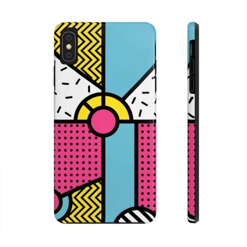 Multicolor Neo Memphis Art Design Case Mate Tough Phone Case - Image 20