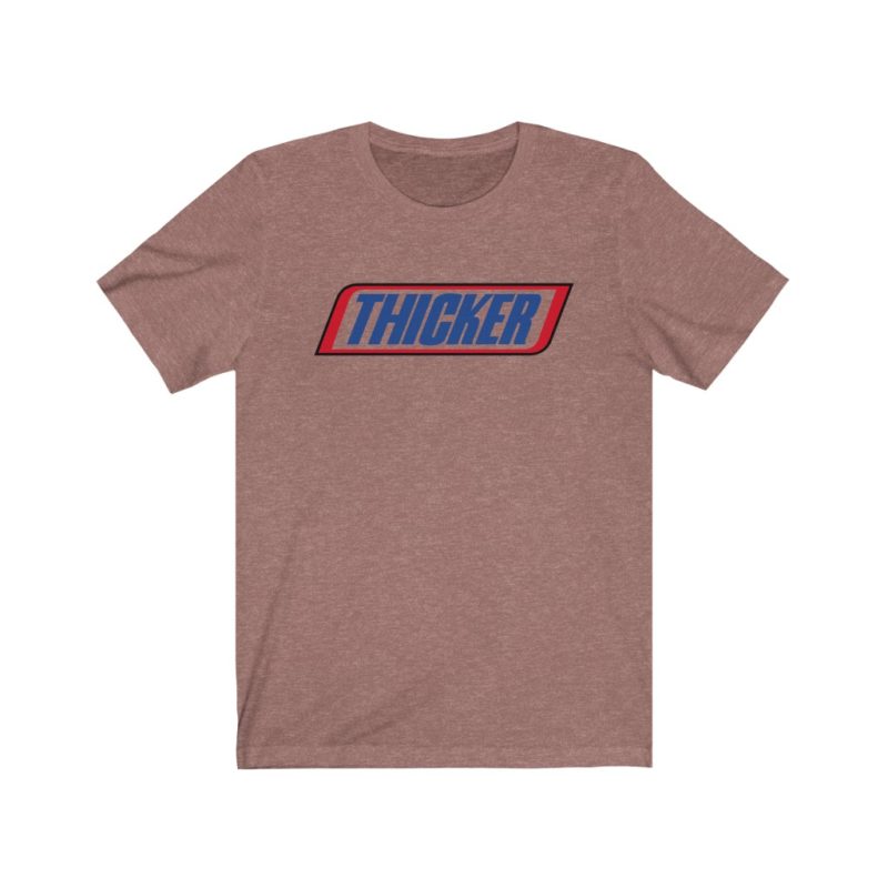 Thicker - Unisex Jersey Short Sleeve Tee - Image 4