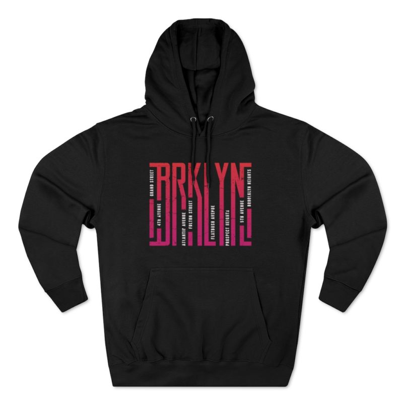 Brooklyn NYC borough Hoodie - Unisex Premium Pullover Hoodie - Image 4