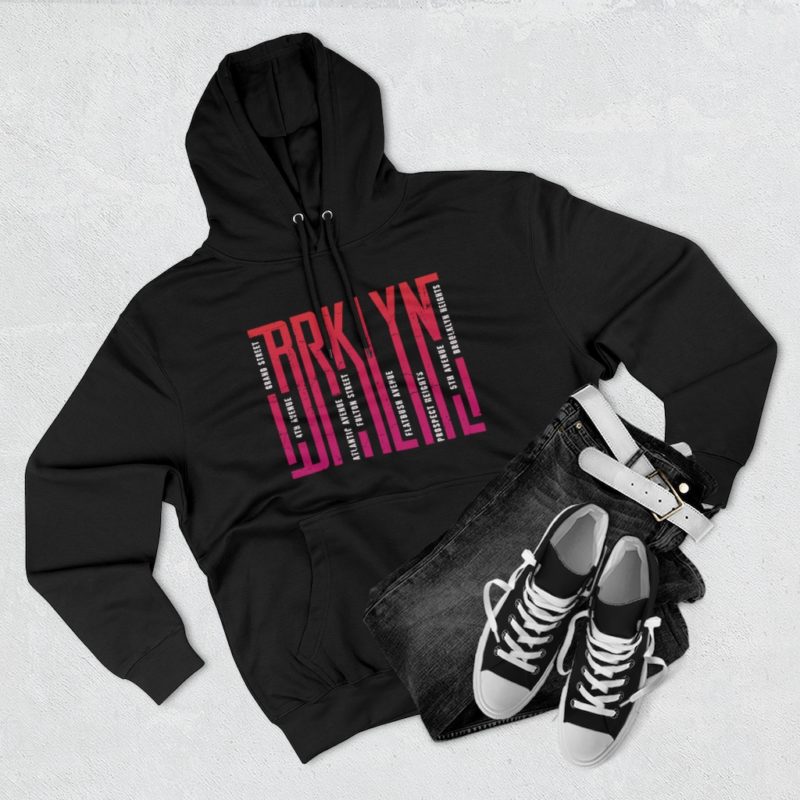 Brooklyn NYC borough Hoodie - Unisex Premium Pullover Hoodie - Image 5