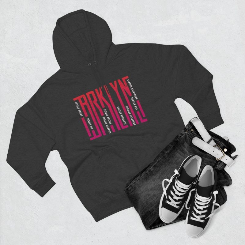 Brooklyn NYC borough Hoodie - Unisex Premium Pullover Hoodie - Image 9
