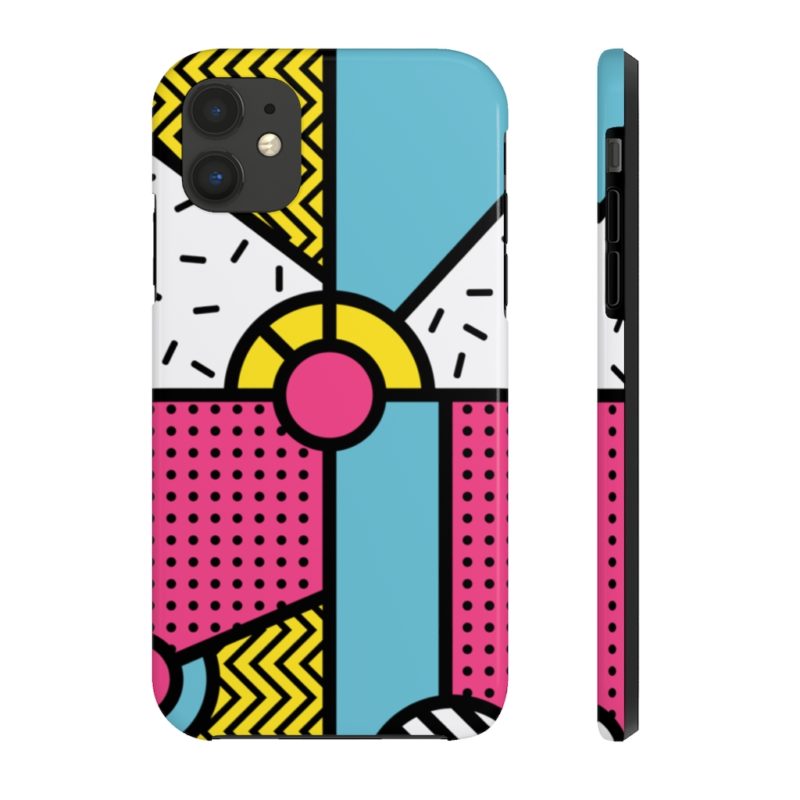 Multicolor Neo Memphis Art Design Case Mate Tough Phone Case - Image 9
