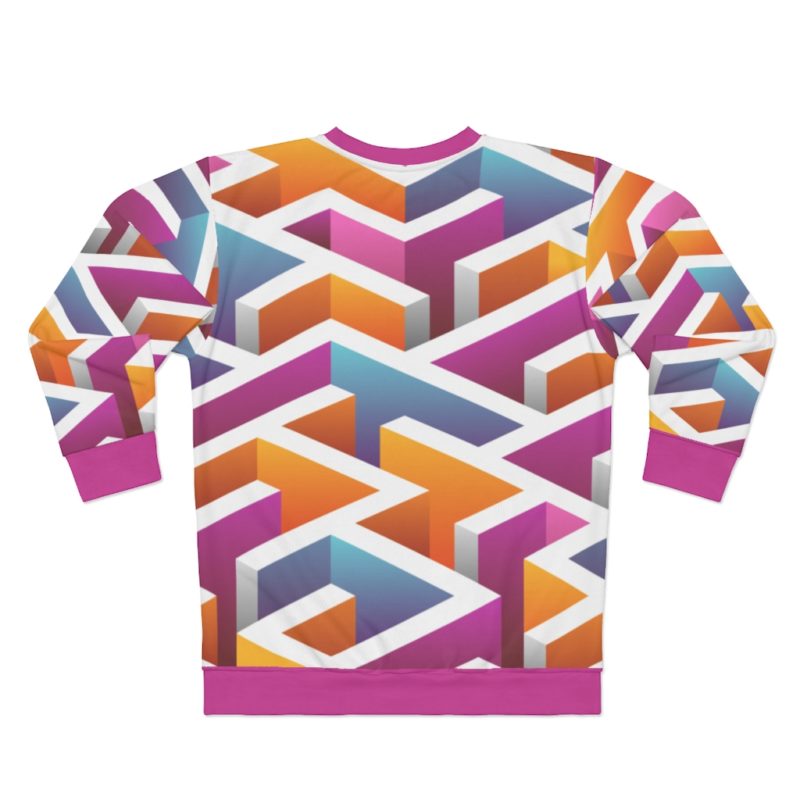 Colorful isometric maze - Unisex Sweatshirt - Image 2