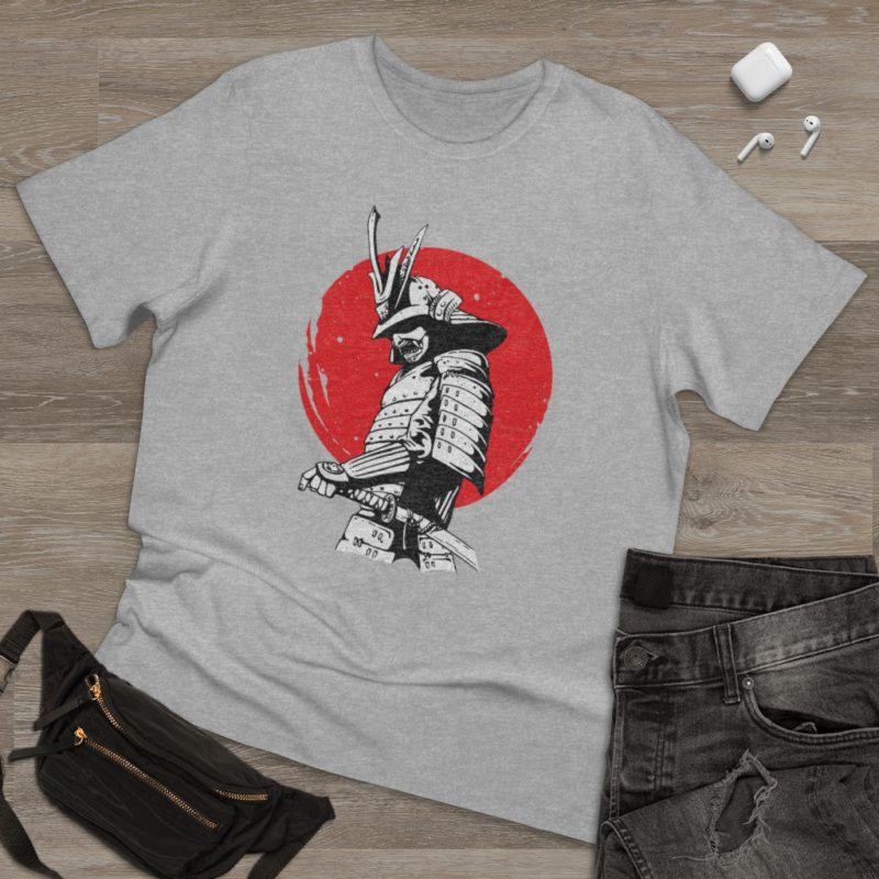 The Samurai Swordsman - Unisex Deluxe T-shirt - Image 9