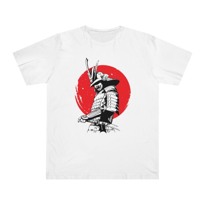 The Samurai Swordsman - Unisex Deluxe T-shirt - Image 4