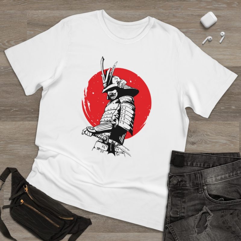 The Samurai Swordsman - Unisex Deluxe T-shirt - Image 5