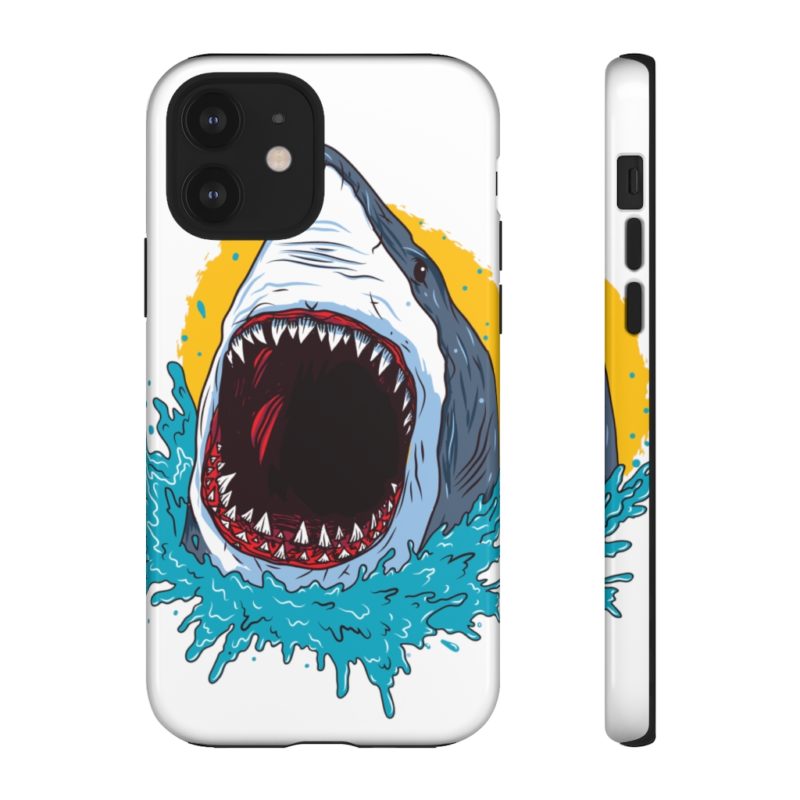 Open Mouth Great White Shark Tough Phone Case