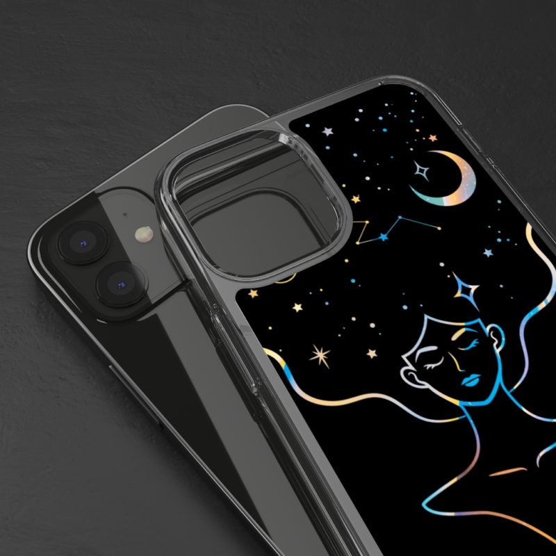 Mind Body and Space Clear Phone Case - Image 22