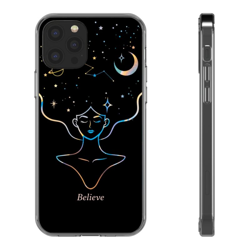 Mind Body and Space Clear Phone Case - Image 23