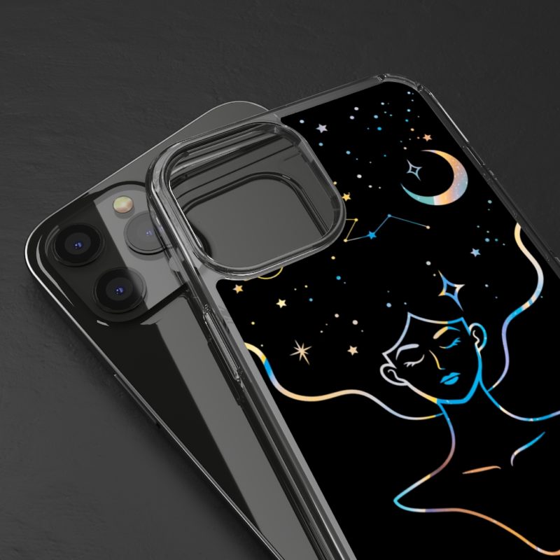 Mind Body and Space Clear Phone Case - Image 34