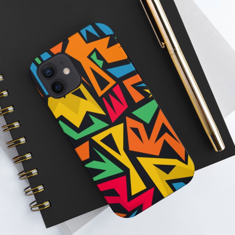 Bright graffiti style  Case Mate Tough Phone Cases - Image 3