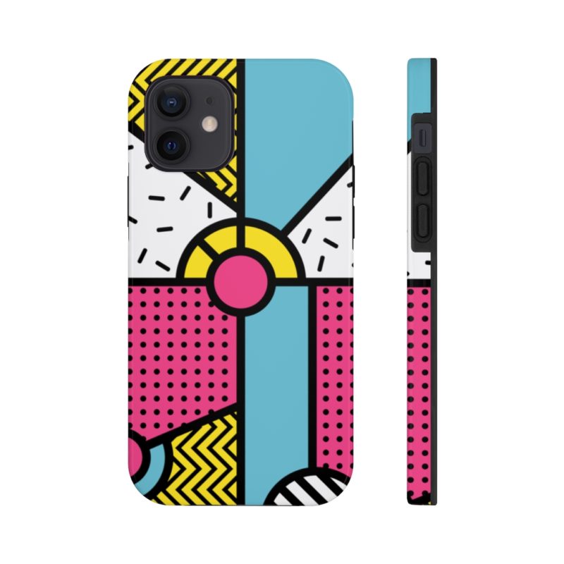 Multicolor Neo Memphis Art Design Case Mate Tough Phone Case