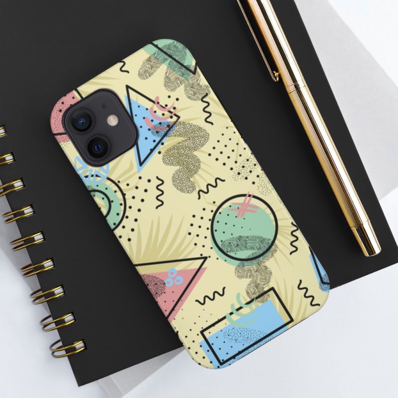 Multicolor Neo Memphis Seamless Case Mate Tough Phone Cases - Image 4