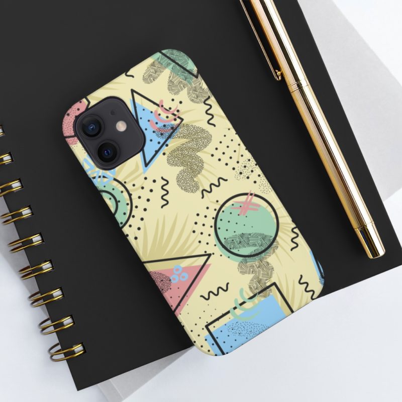 Multicolor Neo Memphis Seamless Case Mate Tough Phone Cases - Image 2