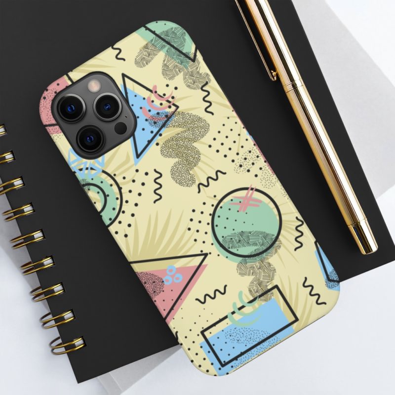 Multicolor Neo Memphis Seamless Case Mate Tough Phone Cases - Image 8