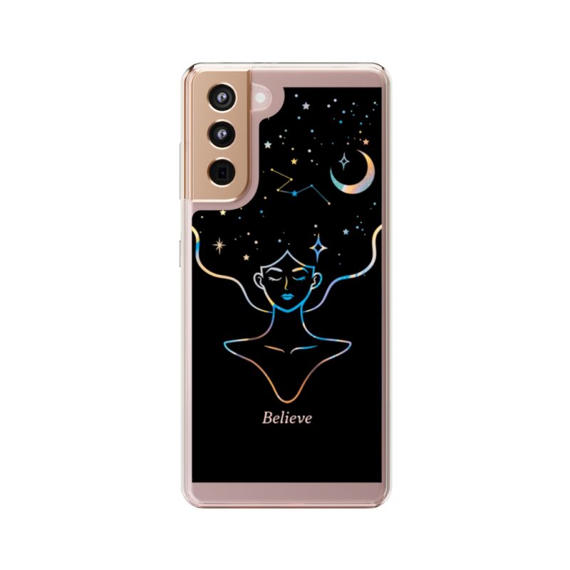 Mind Body and Space Clear Phone Case - Image 7