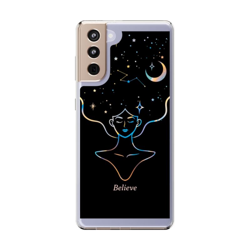 Mind Body and Space Clear Phone Case - Image 9