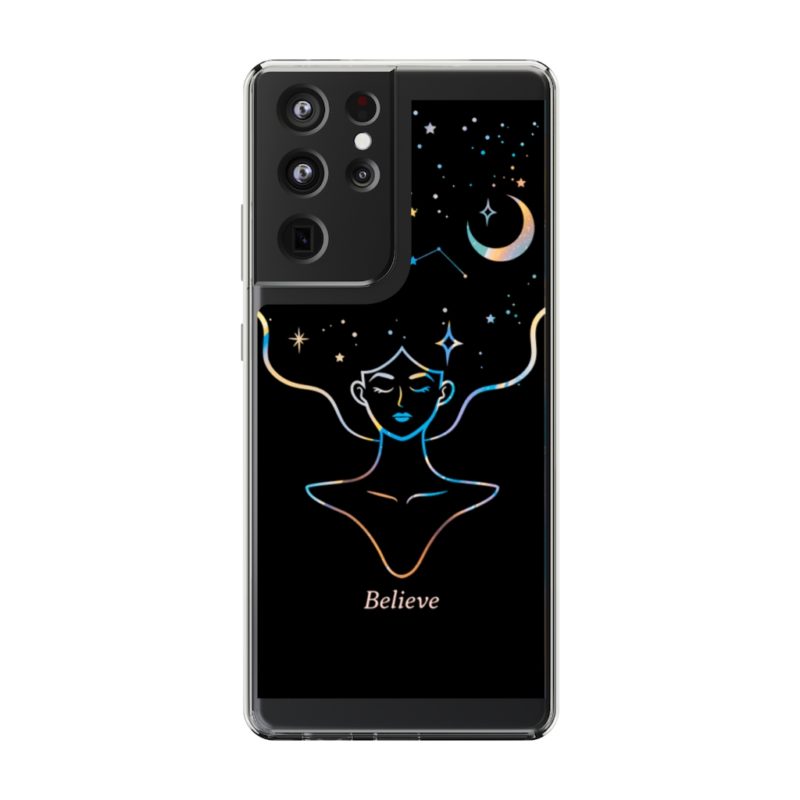 Mind Body and Space Clear Phone Case - Image 14