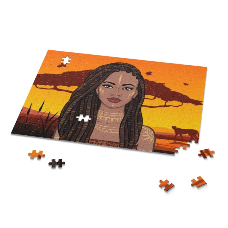 Puzzle of Illustration of African Beauty (252 piece) - Image 3