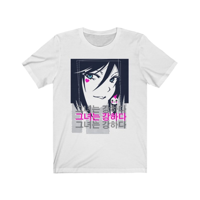 Anime Girl - Unisex Jersey Short Sleeve Tee - Image 13