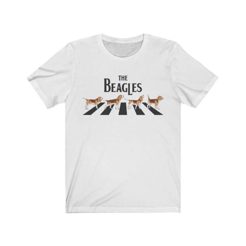 The Beagles Parody T-Shirt  - Unisex Jersey Short Sleeve Tee - Image 3