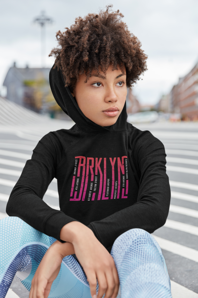 Brooklyn NYC borough Hoodie - Unisex Premium Pullover Hoodie - Image 2