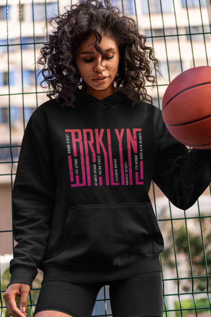 Brooklyn NYC borough Hoodie - Unisex Premium Pullover Hoodie - Image 6