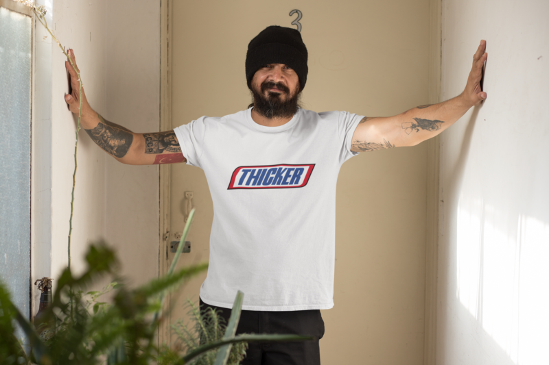 Thicker - Unisex Jersey Short Sleeve Tee - Image 2